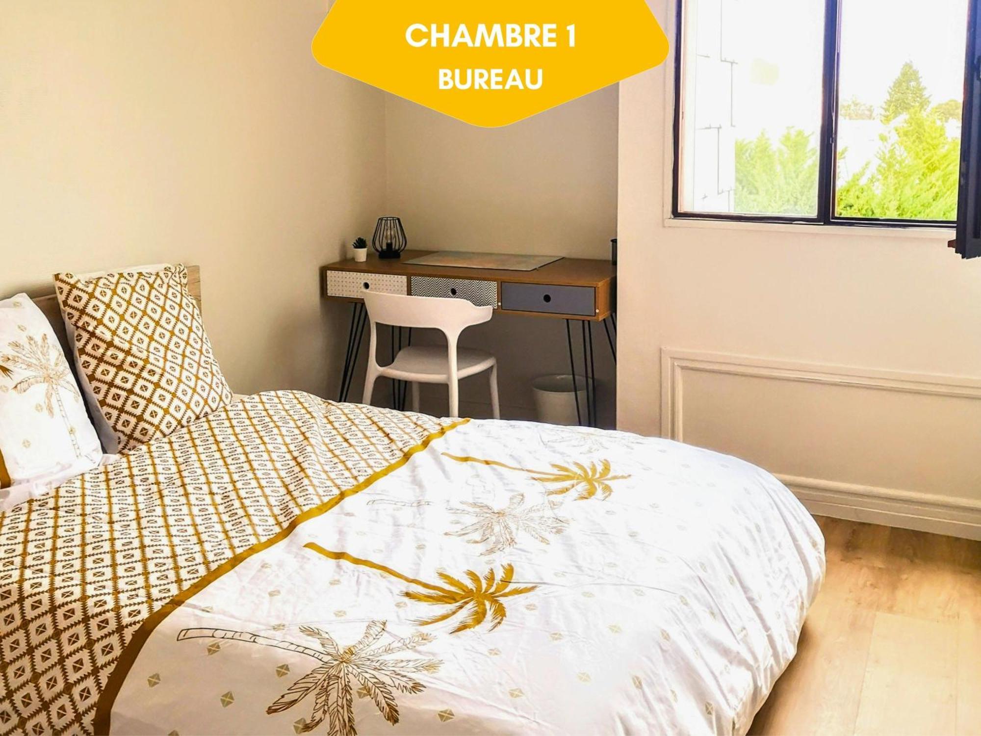 Ideal Groupe - Grands Espaces - 4 Chambres - Parking Gratuit - Proche Centre, Gare & Transports - Wifi - Offre Special De Reduction Jusqu'A -50 Le Mans Ngoại thất bức ảnh
