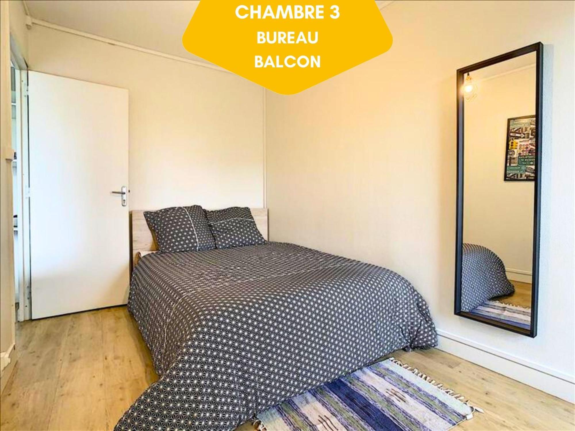 Ideal Groupe - Grands Espaces - 4 Chambres - Parking Gratuit - Proche Centre, Gare & Transports - Wifi - Offre Special De Reduction Jusqu'A -50 Le Mans Ngoại thất bức ảnh