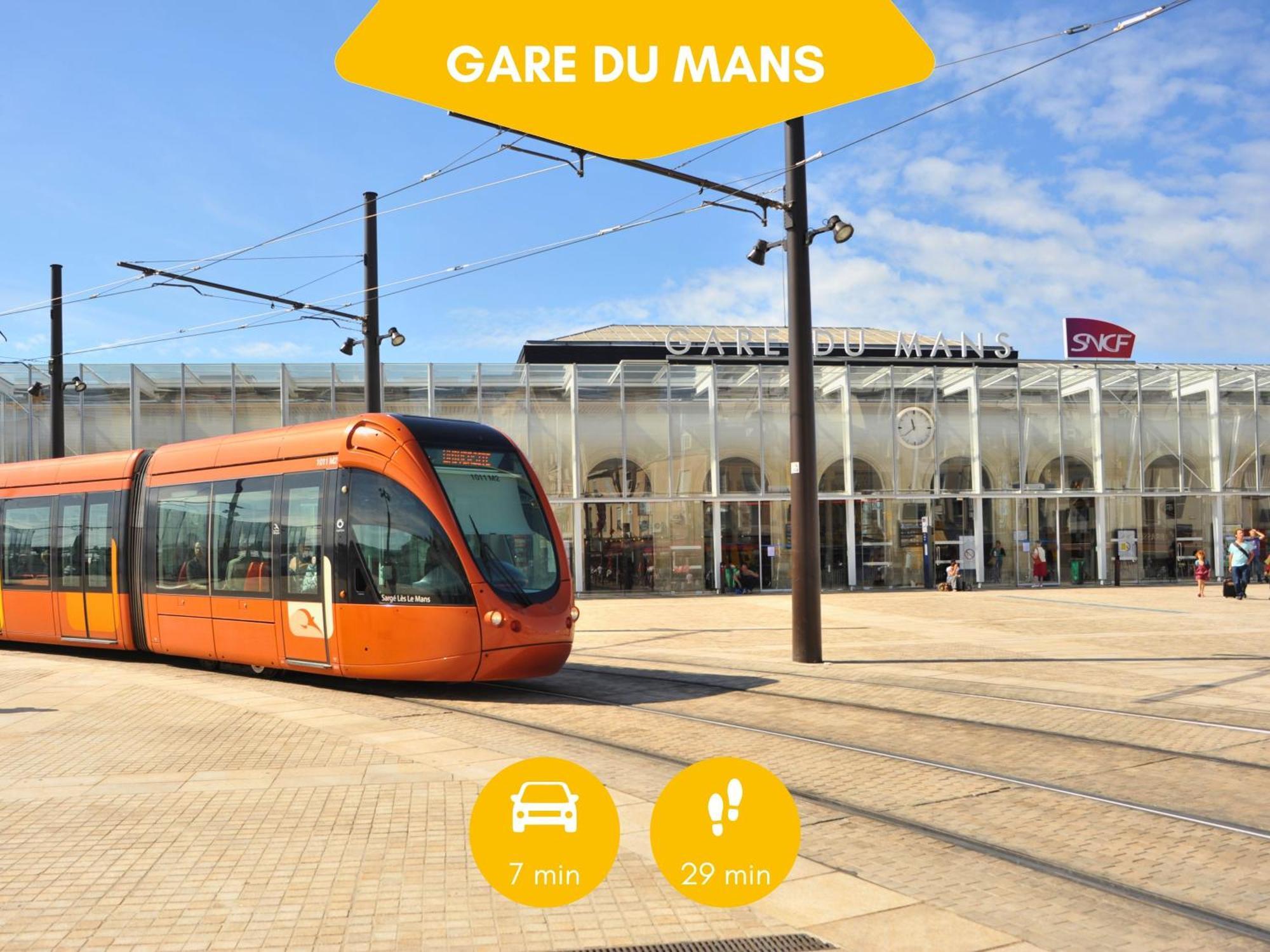Ideal Groupe - Grands Espaces - 4 Chambres - Parking Gratuit - Proche Centre, Gare & Transports - Wifi - Offre Special De Reduction Jusqu'A -50 Le Mans Ngoại thất bức ảnh